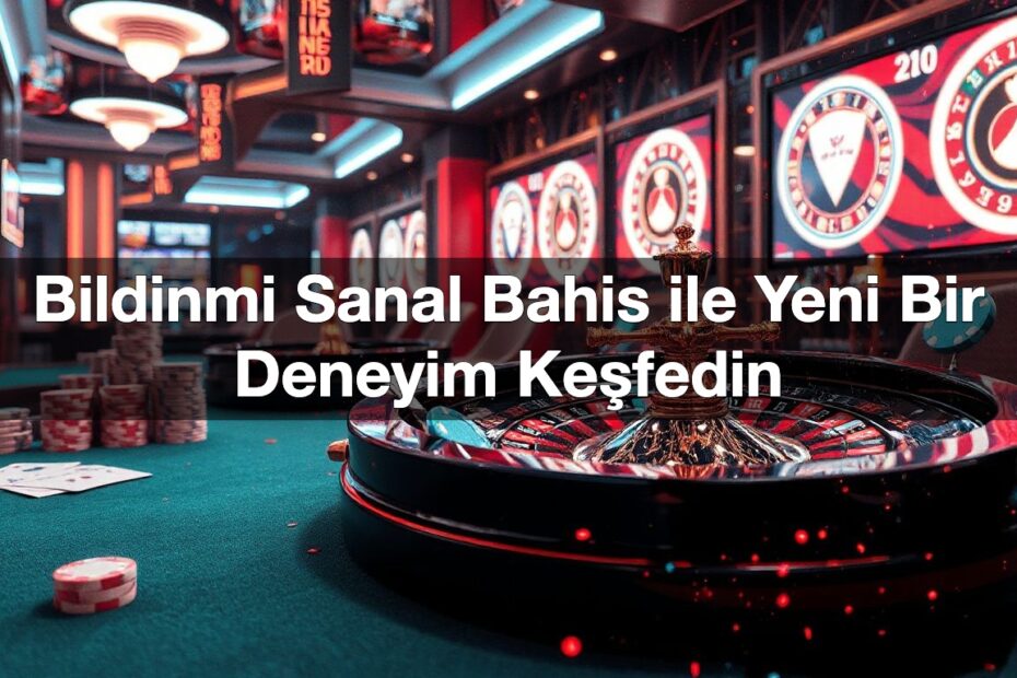 bildinmi sanal bahis ile yeni bir deneyim ke fedin 1792356695043